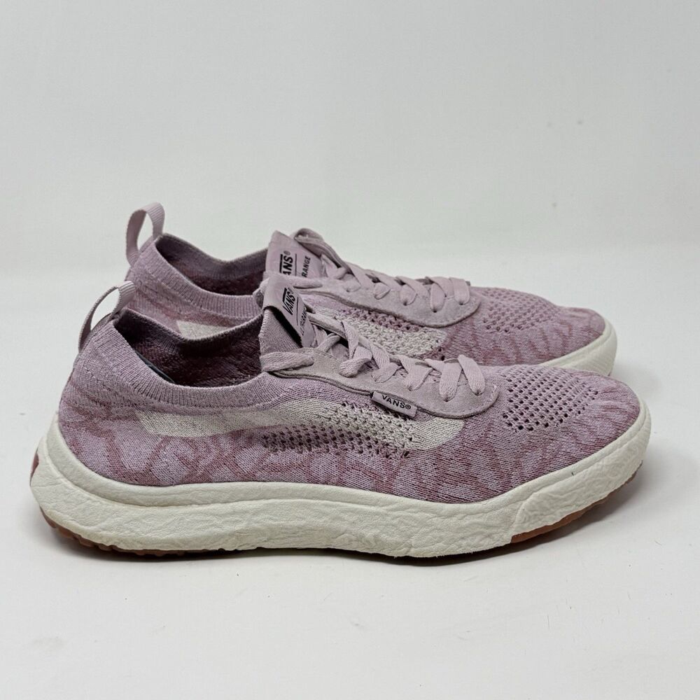 Vans UltraRange VR3 Knit Sneakers Womens 9.5 Pink Lavender Knit Skate Shoes